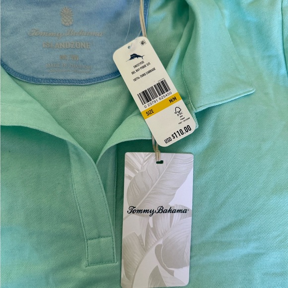 Tommy Bahama golf shirt sz M NWT. - Picture 4 of 6